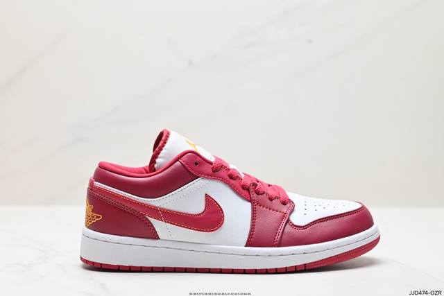 公司级耐克nike Air Jordan 1 Lowaj1乔丹一代中帮经典复古文化休闲运动篮球鞋 货号:553558-607 尺码:36 36.5 37.5 3