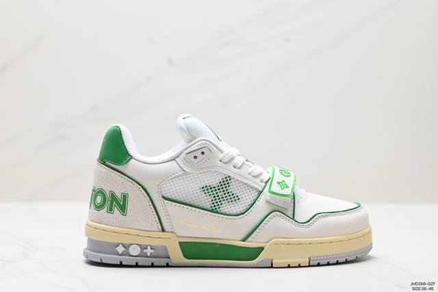 公司级全新lv路易威登louis Vuitton Arch Licht Sneaker Low休闲运动文化百搭板鞋 尺码:36-46 Id:Jhd268-Gzf