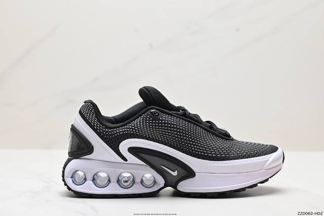 公司级nike Air Max Dn 耐克2024全新气垫跑鞋 #全新鞋款在同侧采用了四个圆柱仓式的设计 不仅有防滑耐磨性功能 还搭配了周围一圈柔软的泡棉材质