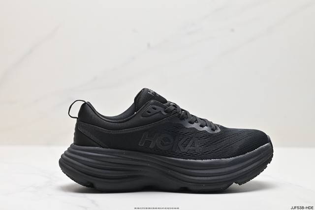 公司级小红书推荐hoka W Bondi 8全新配色 这个品牌来自于新西兰的毛利语，Hoka表示大地，One One表示飞越，连起来就是飞越地平线，One On