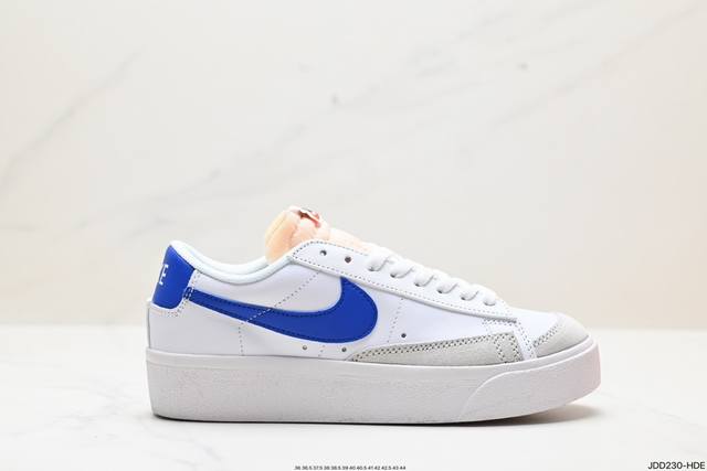 真标nk Blazer Mid＇77 经典百搭低帮开拓者休闲运动板鞋 真硫化铝楦制作 原厂布料拼接 独家裁片完美鞋型 台湾进口软感荔枝头层皮 原盒真标 正确环保