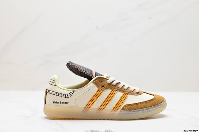 公司级阿迪达斯三叶草adidas Originals Samba Og桑巴舞系列绅士德训足球风百搭低帮休闲运动板鞋 货号:Ig5888 尺码:36 36.5 3