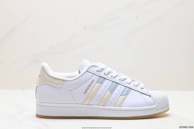 公司级阿迪达斯adidas三叶草 Originals Superstar Pride Rm贝壳头系列低帮经典百搭休闲运动板鞋 货号:Fz6002 尺码:36 3