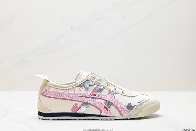 公司级亚瑟士 Onitsuka Tiger Tokuten 布面 复古低帮休闲跑鞋 实拍首发 Tokuten的灵感来源于80年代的室内用鞋 T-Toe前足补强设