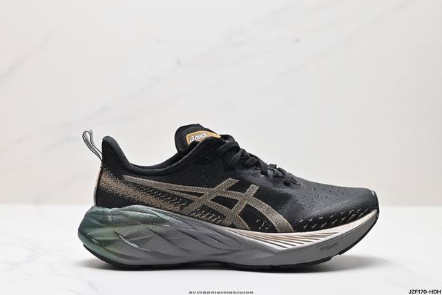 公司级asics Novablast 4 轻量跑鞋 低帮轻量透气缓震休闲运动跑步鞋 货号:1012B510-250 尺码:36 37 37.5 38 39 39