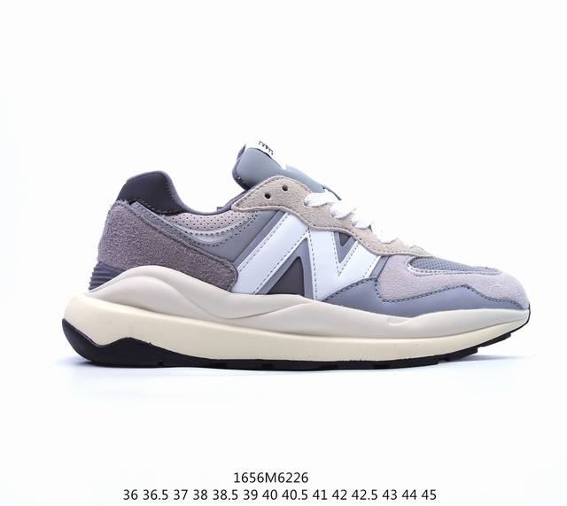 New Balance 新百伦 Nb5740系列复古休闲运动跑鞋 灰白拼接 M5740Ta 特别以1988年首度面世的经典574作为设计蓝本 保留574简约易衬 - 点击图像关闭