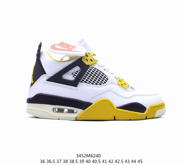 官方定制 原装级别air Jordan 4 Retro 乔丹四代 Orchid 复刻潮流复古篮球鞋 原厂材料开发 细节把控到位 主供外贸客户 打造完美鞋型 纸板