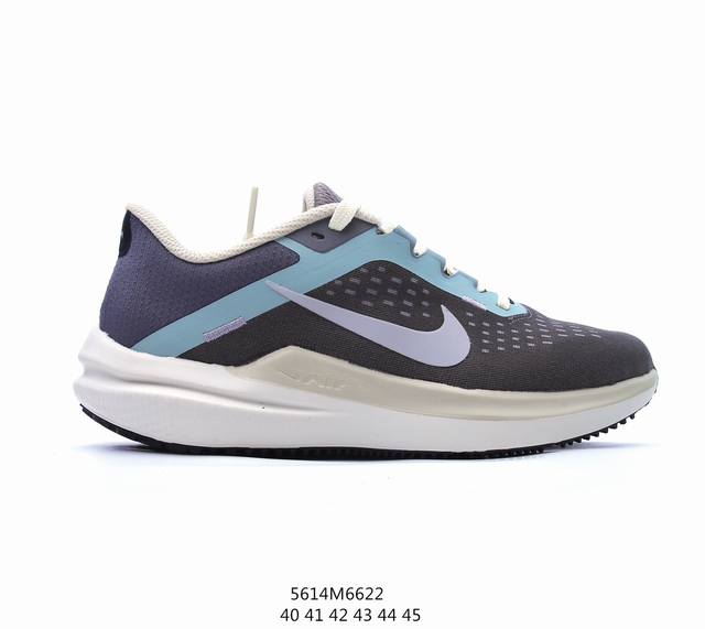 耐克nike Zoom Winflo 10代缓震大底飞线贾卡轻质透气休闲运动跑步鞋 货号:Dv4023-101，编码5614M6622