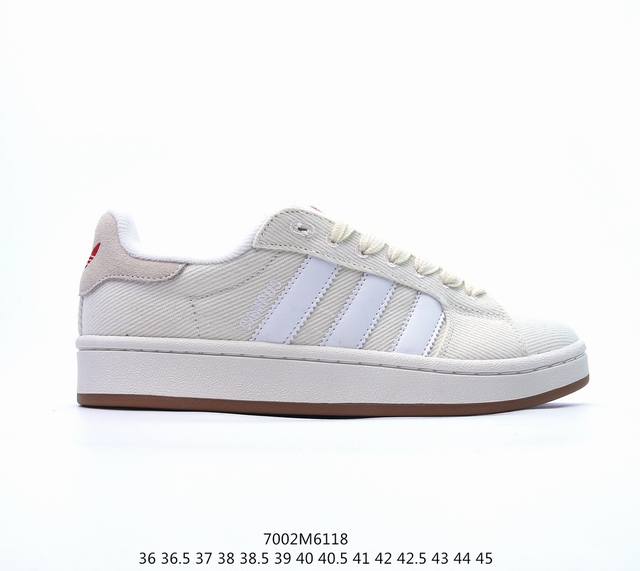 Adidas阿迪达斯.三叶草campus 00S 面包鞋复古休闲板鞋 Id20 尺码：36-45 半 ，编码 02M6118