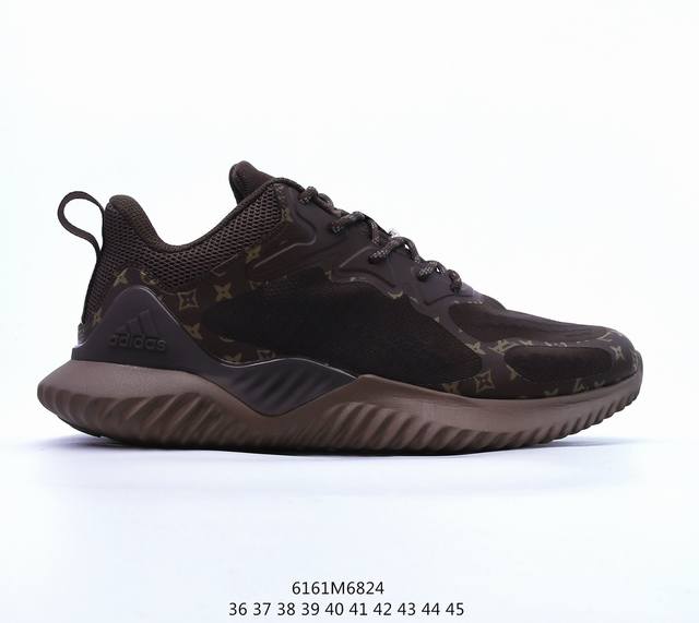 阿迪达斯 阿尔法 Adidas Alphabounce Hpc Ams 阿尔法三代 Bouncetm中底与forged Mesh 热融合多层绒布的结合 外加马牌