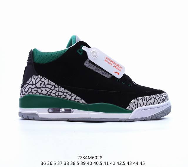 高性价比air Jordan 3 Retro 迈克尔 乔丹aj3代中帮复古休闲运动文化篮球鞋 货号：Fn0344-901 尺码：36-47 Id:2234M60