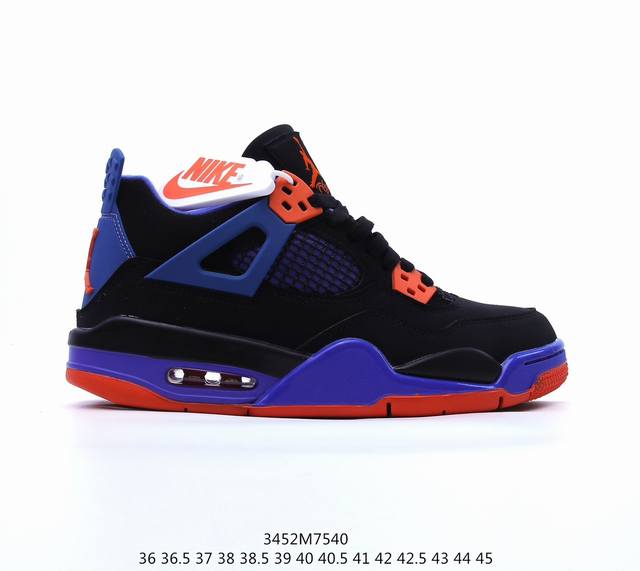 耐克 Nike Air Jordan 4 Retro Og迈克尔 乔丹aj4代乔4 中帮复古休闲运动文化篮球鞋。秉承轻量化的速度型篮球鞋设计思想完成设计，降低重 - 点击图像关闭