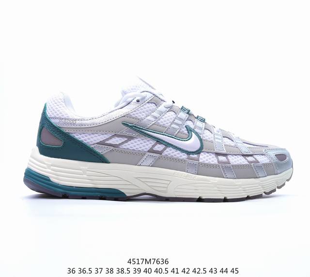 真标耐克nike P-6000 采用透气材料，搭配匠心覆面，再现千禧年代的跑鞋风格，塑就大气外观。鞋款秉承 Nike Pegasus 25 和 2006 的设计