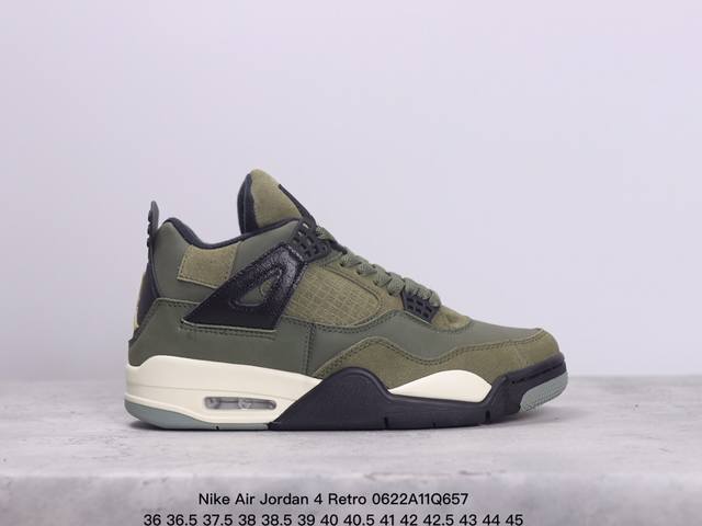 耐克 Nike Air Jordan 4 Retro Og迈克尔 乔丹aj4代乔4 中帮复古休闲运动文化篮球鞋。秉承轻量化的速度型篮球鞋设计思想完成设计，降低重