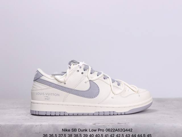 耐克nike Sb Dunk Low Pro 复古低帮 真标 休闲运动滑板板鞋。采用脚感柔软舒适zoomair气垫，有效吸收滑板等极限运动在落地时带来的冲击力，