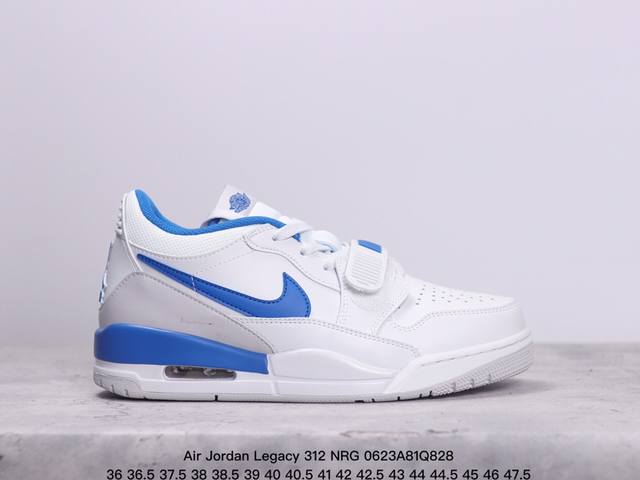 公司级耐克 Nike Aj312 Air Jordan Legacy 312 Nrg“Pure White” 官方货号:Cd7069 141乔丹联名号称 “最强