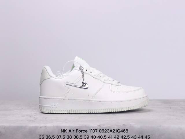 真标nk Air Force 1‘07”40Th Anniversary White Black“空军一号经典低帮百搭休闲运动板鞋 货号:Fn8540- 尺码: