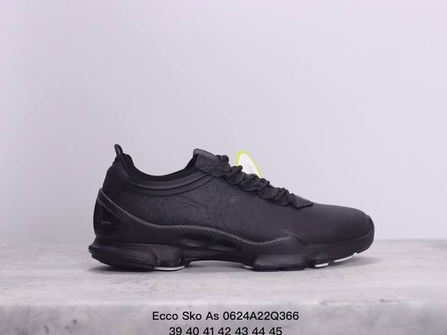 Ecco Sko As 爱步低帮男士休闲鞋 牛皮材质 官方版本 公司级 Size:39-45码 Xm0624Q366