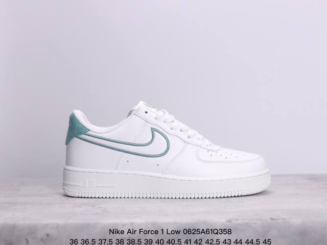 Nike Air Force 1 Low 白灰迷你勾 空军一号低帮运动休闲板鞋 官方同步 原装级别 原楦头原纸板 打造纯正空军版型#专注外贸渠道 全掌内置蜂窝气