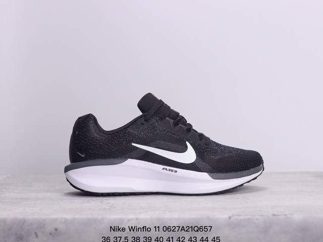 耐克 登月 Nike Winflo 11 简约 轻便减震 防滑耐磨 网布 舒适透气 长跑 短跑 跑鞋 Xm0627Q657