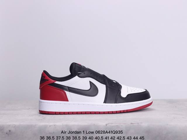 耐克 乔丹air Jordan 1 Low Aj1 乔1 乔丹1代aj1 低帮复古文化休闲运动篮球鞋。该鞋款从 1985 年元年款汲取设计灵感，焕新演绎简约经典