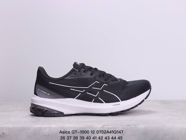 亚瑟士 Asics Gt- 0 12越野wide织物合成革防滑耐磨透气 低帮跑步鞋 Xm0701Q147