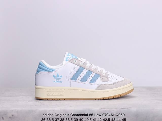 Adidas Originals Centennial 85 Low 绿白 低帮百搭潮流休闲运动校园板鞋时尚男女鞋 货号：Fz5880 尺码：36 36 37