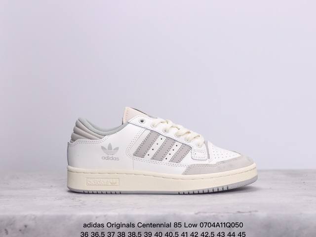 Adidas Originals Centennial 85 Low 绿白 低帮百搭潮流休闲运动校园板鞋时尚男女鞋 货号：Fz5880 尺码：36 36 37