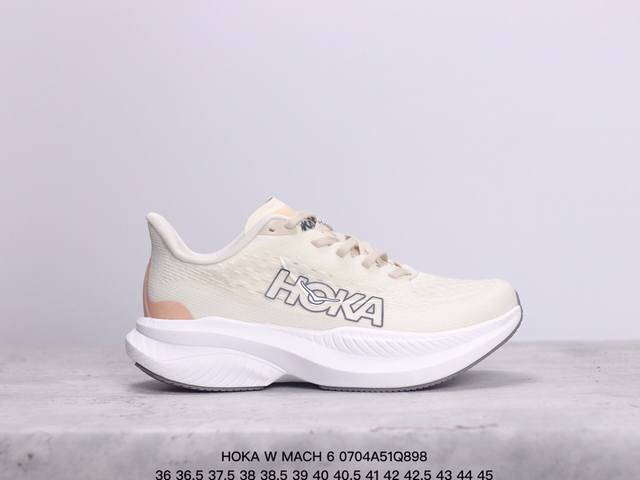 公司级小红书推荐hoka W Mach 6全新配色 这个品牌来自于新西兰的毛利语，Hoka表示大地，One One表示飞越，连起来就是飞越地平线，One One