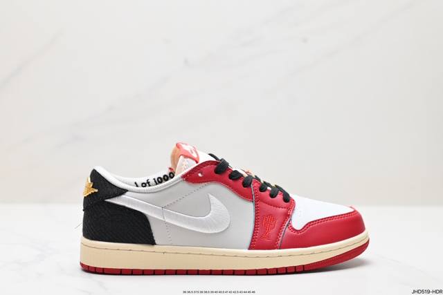 公司级 Air Jordan 1 Retro Low Og 低帮文化休闲运动板鞋 市场唯一独家头层皮打造 原鞋原档案开发 原厂皮料 原档冲孔鞋头 正确满胶鞋垫