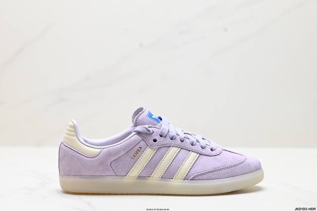 公司级阿迪达斯三叶草adidas Originals Samba Og 桑巴舞系列绅士德训足球风百搭低帮休闲运动板鞋 货号:Ig6177 尺码:36 36.5