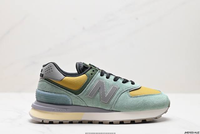 公司级升级原楦开发纸版版型#2022全新574升级版来啦！Nb新百伦new Balance U574升级版系列低帮复古休闲运动慢跑鞋 货号:U574Lgtn 尺