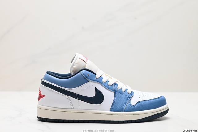 公司级nike Air Jordan 1 Low Aj1乔1低帮休闲板鞋 同步官方配色 市场唯一独家头层皮打造 原鞋原档案开发 原厂皮料 原档冲孔鞋头 正确满胶