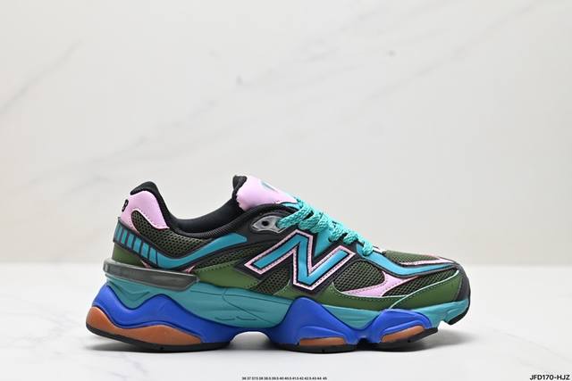 公司级new Balance Nb 9060 鞋款灵感源自设计师本人对夏日的怀日回忆。鞋面大身由空间双格及磨砂鞋面拼接而生，配以柔和、温暖的粉橘色调，夏日氛围拉