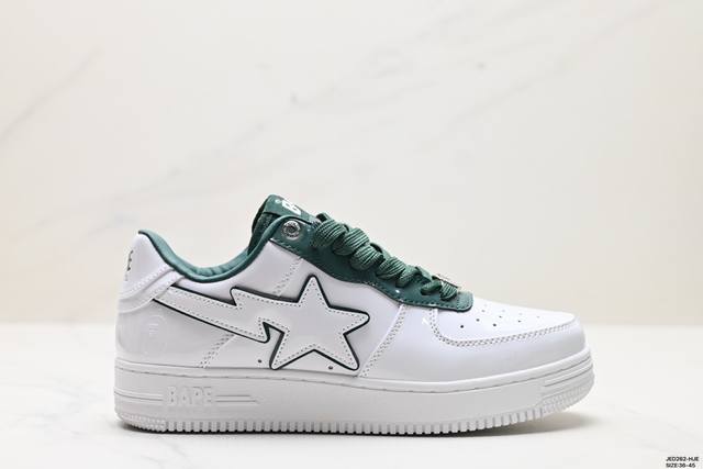 真标bape X Nk Air Force 1‘07 Low *A Bathing Ape * ”新配色“ Nigo品牌 猿人头 空军一号低帮休闲板鞋 尺码:3