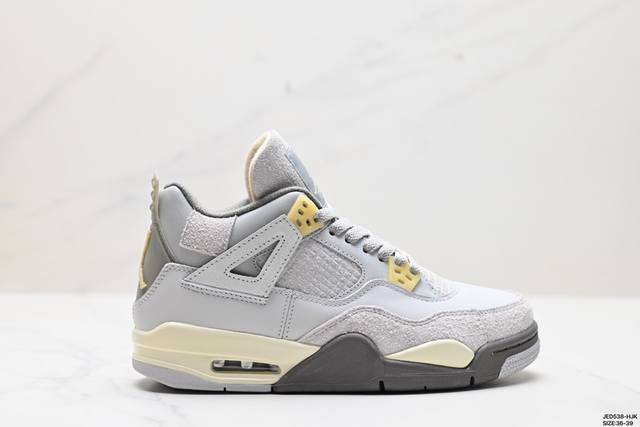 真标air Jordan 4 Retro 迈克尔 乔丹aj4代中帮复古休闲运动文化篮球鞋 货号:Dr5415-103 尺码:36-39 Id:Jed538-Hj