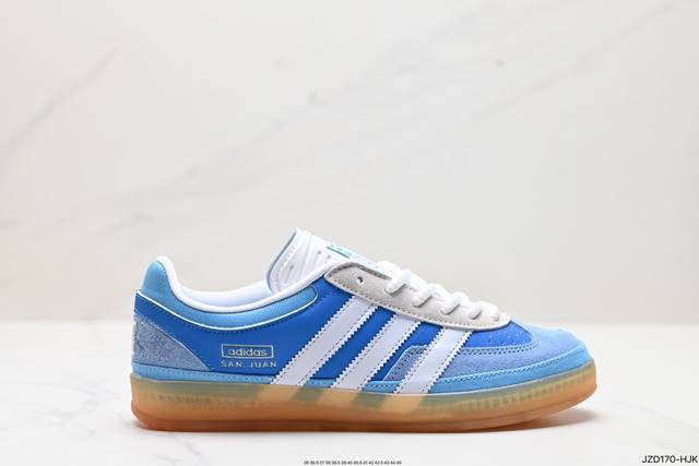 公司级adidas Originals Bad Bunny Gazelle Indoor 三叶草休闲防滑耐磨低帮板鞋 鞋头出色设计 塑就出众贴合感 稳固的后跟贴 - 点击图像关闭