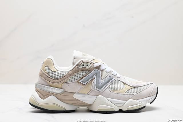 公司级new Balance Nb 9060 鞋款灵感源自设计师本人对夏日的怀日回忆。鞋面大身由空间双格及磨砂鞋面拼接而生，配以柔和、温暖的粉橘色调，夏日氛围拉