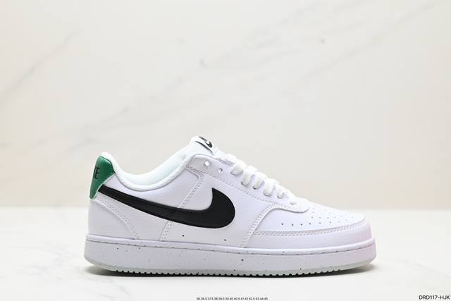 真标nike Court Vision Low 低帮百搭透气休闲运动板鞋，经典耐用的设计，兼顾舒适脚感和出众风范，演绎匠心之作。结构性的支撑贴合感结合复古篮球设