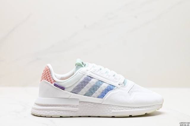 真标adidas Zx500 Rm Boost Commonwealth阿迪达斯亲友限定 跑步休闲鞋 延续zx500的复古跑鞋风格 鞋身由麂皮与网眼结合打造 最