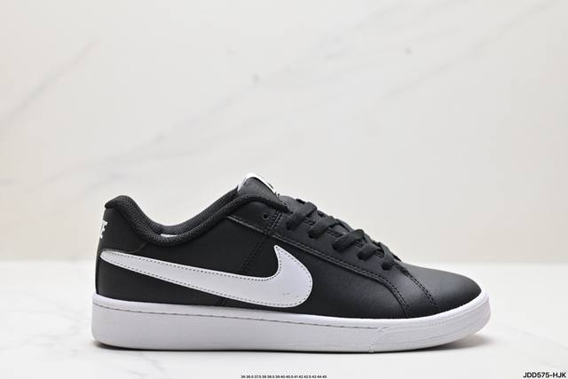 真标耐克nike Court Royale Ac 运动鞋低帮小白鞋轻便休闲鞋板鞋 货号:749747-111 Size:36 36.5 37.5 38 38.5