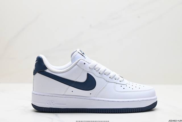 公司级nike Air Force 1 Low 原楦头原纸板 打造纯正低帮空军版型 专注外贸渠道 全掌内置蜂窝气垫 原盒配件 原厂中底钢印、拉帮完美 官方货号: