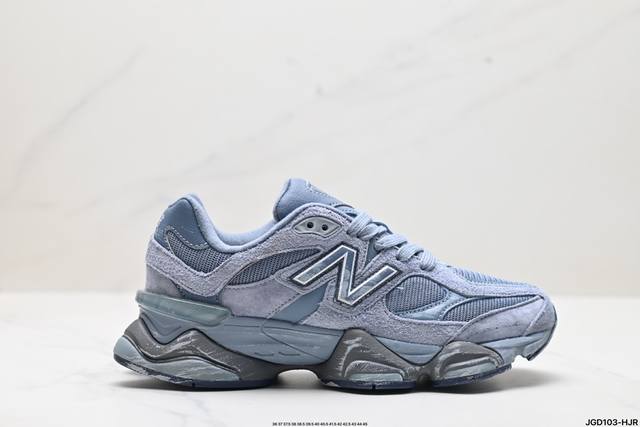 公司级new Balance 公司级版本 Nb9060 联名款 复古休闲运动慢跑鞋 鞋款灵感源自设计师本人对夏日的怀日回忆。鞋面大身由空间双格及磨砂鞋面拼接而生