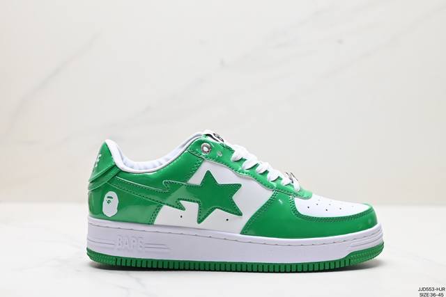 真标bape X Nk Air Force 1‘07 Low *A Bathing Ape * ”新配色“ Nigo品牌 猿人头 空军一号低帮休闲板鞋 尺码:3