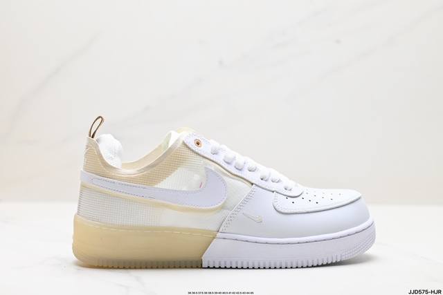 真标nike Air Force 1 Low 07 React原楦头原纸板 打造纯正低帮空军版型 专注外贸渠道 全掌内置蜂窝气垫 原盒配件 原厂中底钢印、拉帮完