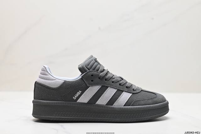 公司级阿迪达斯三叶草adidas Originals Samba Xlg 桑巴舞系列绅士德训足球风百搭低帮休闲运动板鞋 货号:Ie1679 尺码:36 36.5