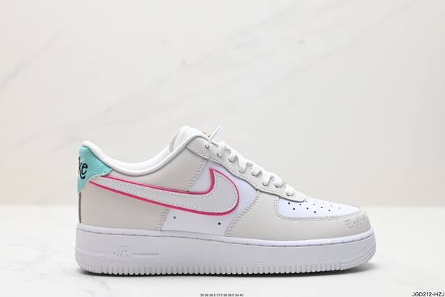 公司级nike Wmns Air Force 1'07 Lx 原楦头原纸板 打造纯正低帮空军版型 专注外贸渠道 全掌内置蜂窝气垫 原盒配件 原厂中底钢印、拉帮完