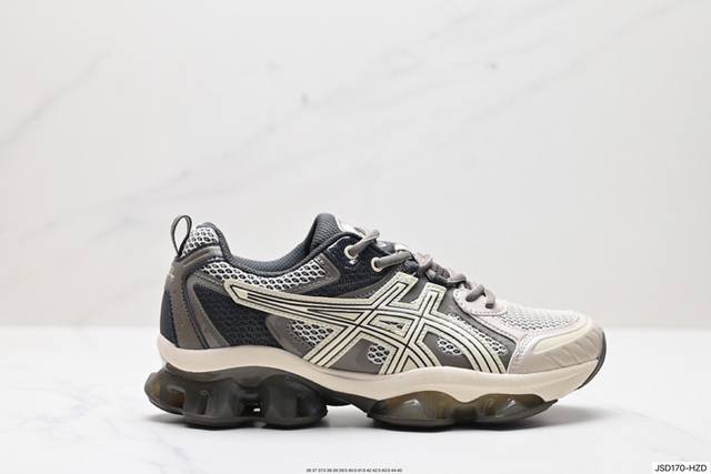 公司级asics Gel-Quantum Kinetic 亚瑟士 复古休闲运动鞋厚底增高老爹鞋 #采用 Gel Scutoid 技术的橡胶鞋底。在拥有拥有相同外