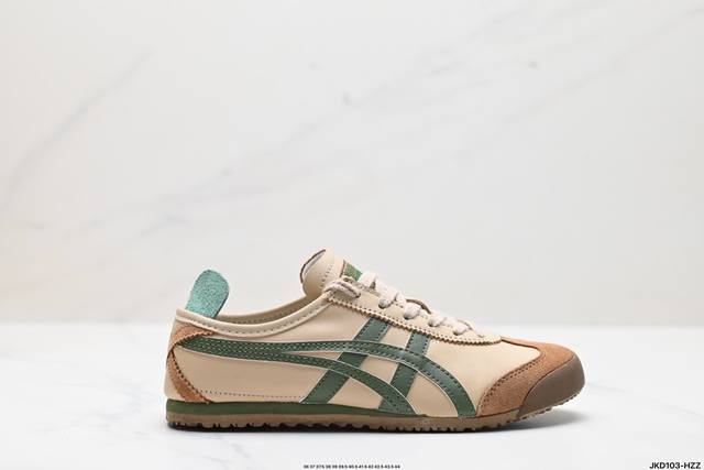 公司级onitsuka Tiger Nippon Made 鬼冢虎手工鞋系列 最高版本mexico 66 Deluxe メキシコ 66 デラックス独家！鞋底内置 - 点击图像关闭