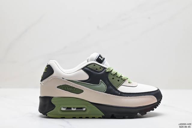 真标nike Air Max 90初代系列低帮复古气垫百搭休闲运动慢跑鞋 货号:302519-008 尺码:36-45 Id:Jjd093-Hze